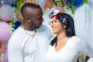 Andre Russell and wife announce arrival of their first baby in style