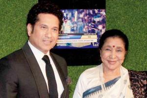 Sachin Tendulkar's special wishes for Asha Bhosle