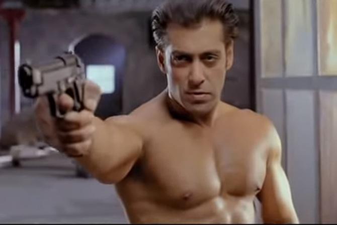 Salman Khan in Wanted trailer