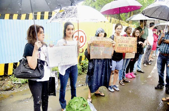 Citizens have been protesting to save the city