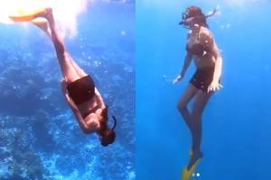 'It's never too late' for Sushmita Sen; learns to skin dive at 43