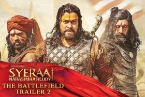 The second trailer of Sye Raa Narasimha Reddy is short but spectacular