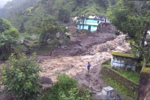 Houses damaged, washed away in flash floods in Uttarakhand