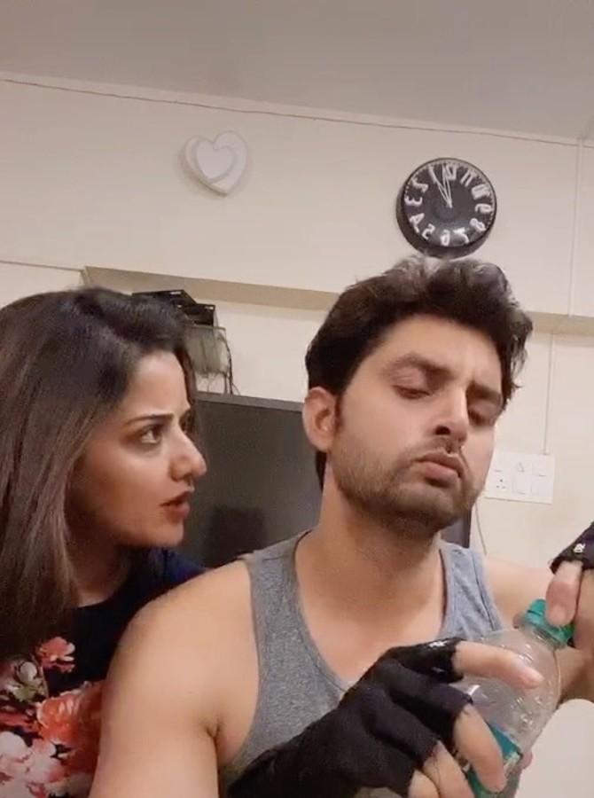 Monalisa created a TikTok video with husband Vikrant Singh Rajpoot. In the video, the duo can be seen exchanging some funny moments. Sharing the video on her Instagram, she wrote, 