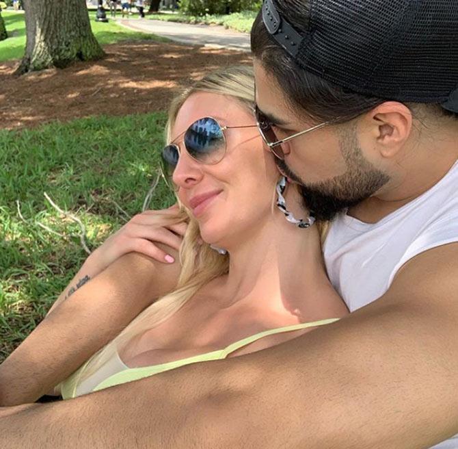 Charlotte Flair and Andrade began developing feelings while they were on a European tour and Charlotte fell head over heels for him.