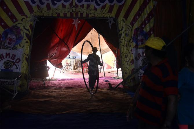 While life has come to a standstill in Mumbai, over 100 people including 60 men, 30 women, 10 children, 19 dogs and a pony, all members of the famous Rambo Circus have been stuck at Kadi Maidan in Airoli due to the 21-day nationwide lockdown.