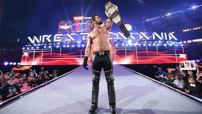 At WrestleMania 31, 'The Architect' Seth Rollins did what he did best and cashed in his Money in the Bank contract - a first-ever at WrestleMania. Rollins defeated Brock Lesnar and Roman Reigns to become the new WWE world heavyweight champion