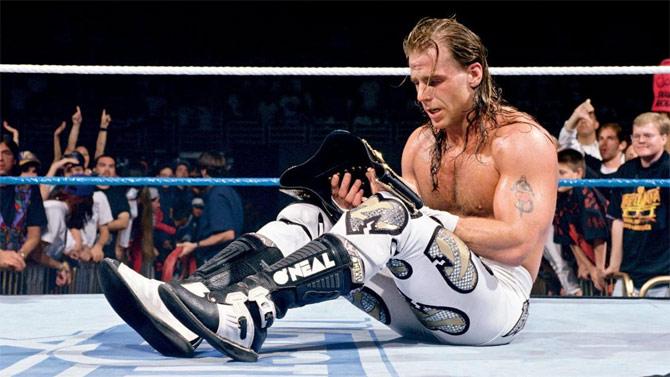 Shawn Michaels realizes a boyhood dream at WrestleMania XII. Michaels defeated Bret Hart in a 60-minute Iron Man match to win his first WWE title