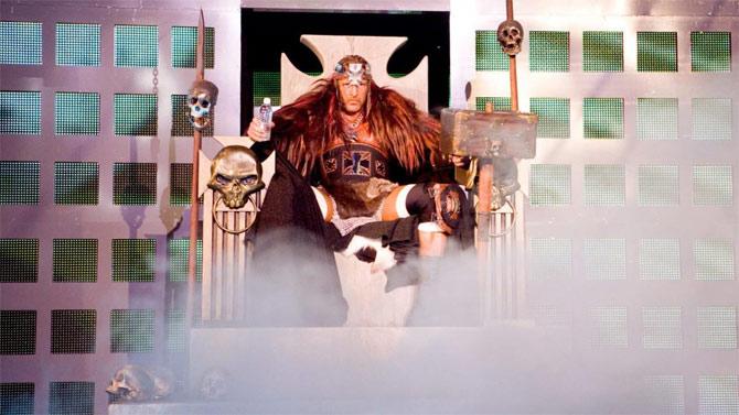 The King of Kings Triple H faced champion, John Cena, for the WWE title at WrestleMania 22 but lost.