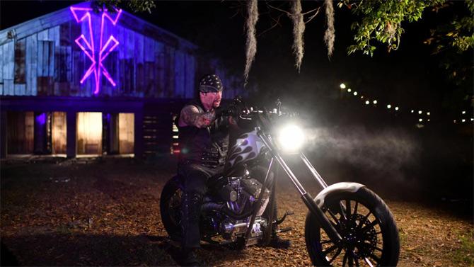 The Undertaker then buried AJ Styles finally making him Rest in Peace as he vowed he would before riding off on his motorbike following his historic victory.