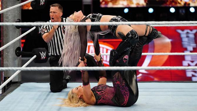 WrestleMania 36 Day 2 began with Liv Morgan pulling off a surprise win over veteran Natalya