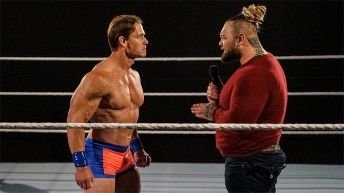 John Cena faced 'The Fiend' Bray Wyatt in a Firefly Funhouse match at WrestleMania 36. The two previously fought at WrestleMania 31 where Cena won.