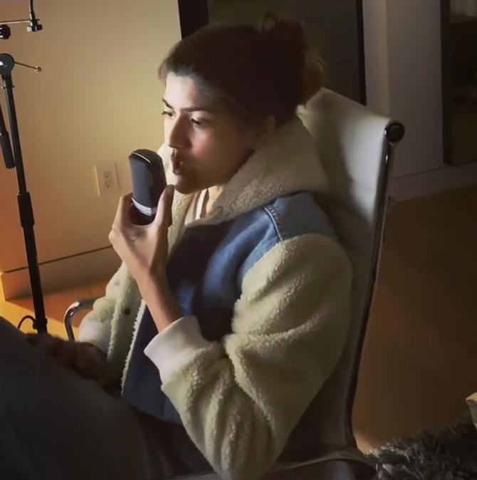 From having a productive day at home to making music on the spot; from missing the stage to taking part in then and now challenge, Ananya has been constantly updating her fans on how she is staying safe and maintaining social distance.