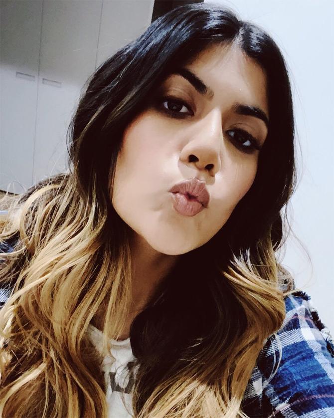 In photo: Ananya Birla pouts for the camera as she enjoys being at home amid lockdown.