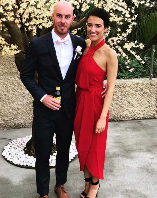 On his younger brother's wedding day, Chris Lynn shared a photo and had a funny caption: Great day celebrating the little brothers wedding. I won't be following suit anytime soon #NTG
