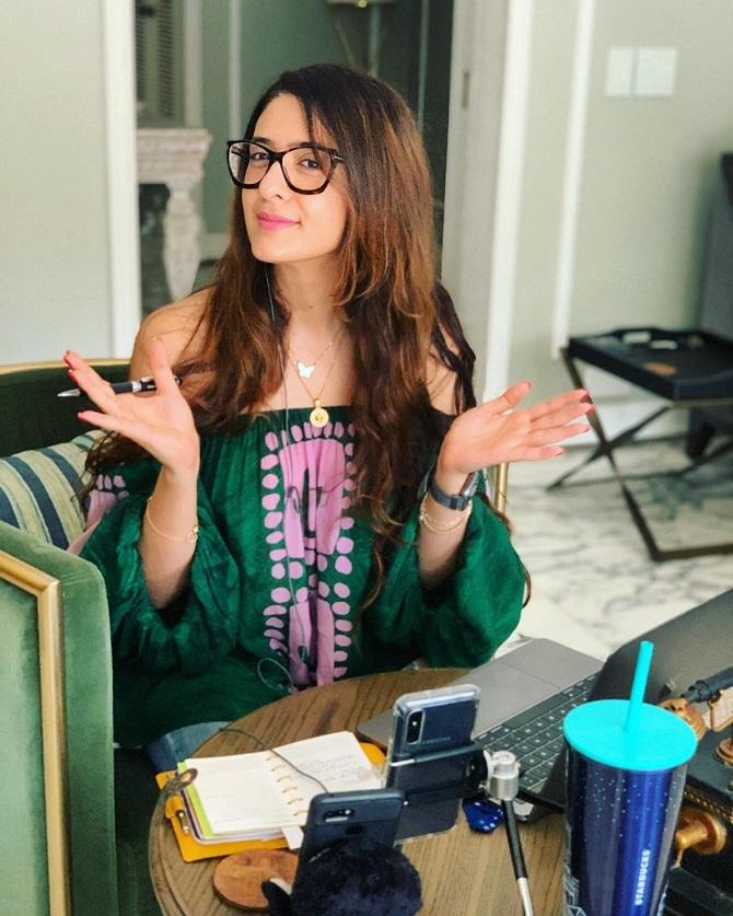 Makhija encouraged everyone to stay home and she also shared how she got back to her work schedule by wearing work outfit instead of comfortable pyjamas. She wrote, 