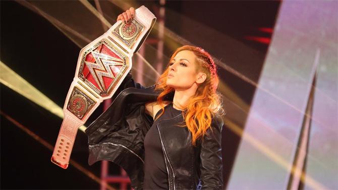 WWE Raw women's champion Becky Lynch with confidence all over her following her win over Shayna Baszler at WrestleMania 36. Becky went on to address that whoever the Money in the Bank ladder match winner is, she has a plan