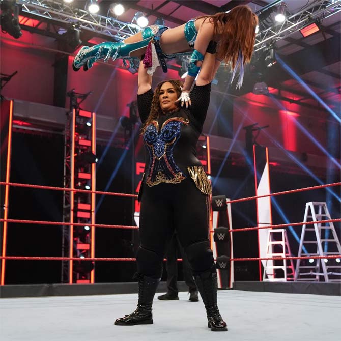 Nia Jax once again showcased her dominance after last week's return on Raw as she defeated Kairi Sane to qualify for the women's Money in the Bank ladder match