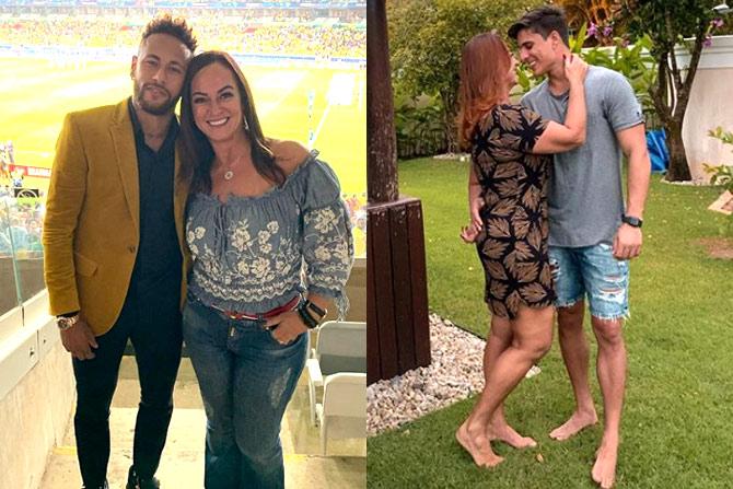 Neymar's mother Nadine, age 52, is currently dating gamer Tiago Ramos who is 22 years of age. Not only is Tiago 30 years younger to Nadine, but he is also even 6 years younger to her son Neymar, age 28. Neymar's mother Nadine Goncalves took to social media site Instagram to announce that she is in a relationship with Tiago Ramos and also shared a photo of the two embracing each other. Neymar's mother Nadine captioned the photo in Portuguese, 