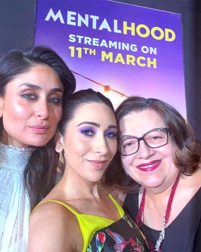 She later managed daughter Karisma Kapoor's film career, when she was a leading actress in the 1990s. She is a proud grandmother to daughter Karisma Kapoor's children Samaira, Kiaan Raj Kapoor and younger daughter Kareena Kapoor Khan's son Taimur Ali Khan.
