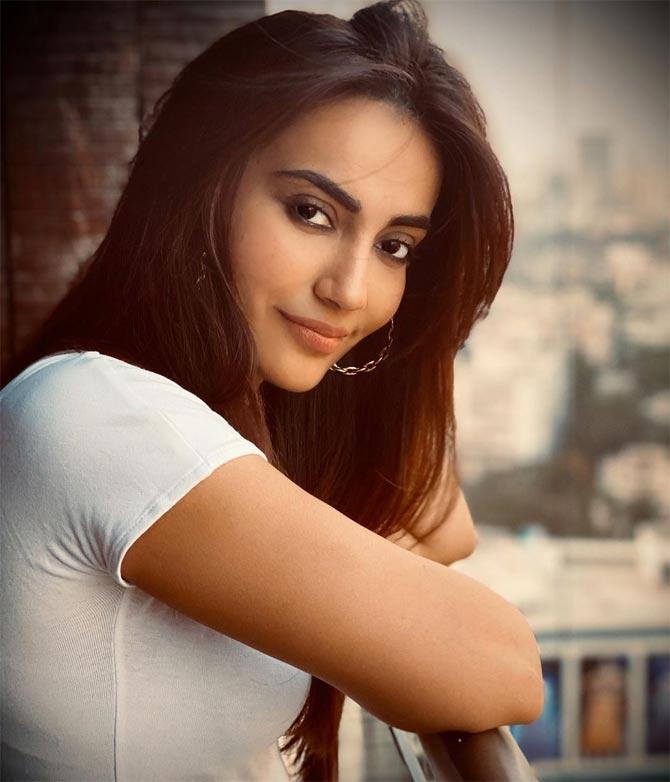 During Easter, Surbhi Jyoti shared a series of photos standing in her balcony and wishes every one, 