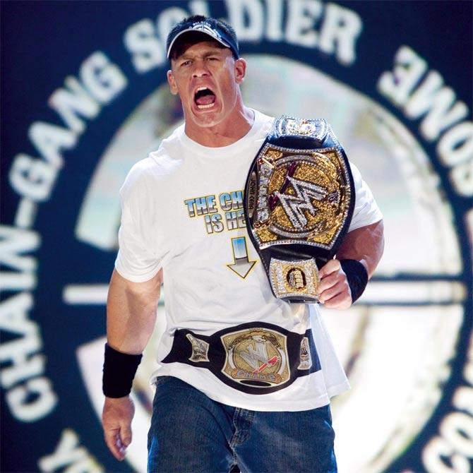 Besides that, John Cena is also a 5-time United States Champion,  two-time WWE Tag Team Champion, two-time World Tag Team Champion.