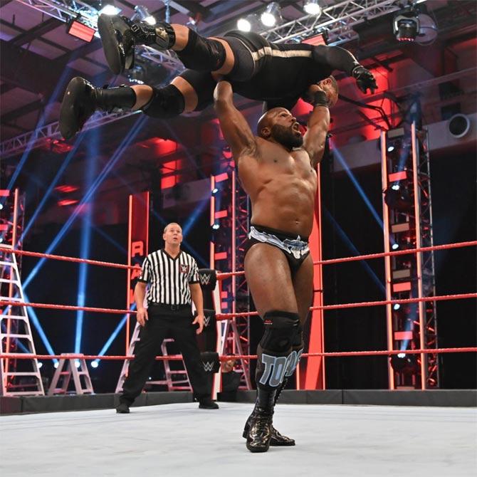 Apollo Crews shocked the WWE Universe after he defeated MVP to earn a spot in the Money in the Bank ladder match