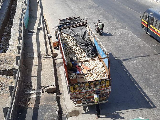 17 tonnes muskmelon went to waste in Borivli after the Dahisar market refused to collect them. 