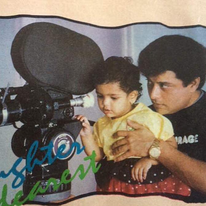 But did you know, Shriya was five when she first appeared on screen with the popular TV sitcom Tu Tu Main Main, directed by her father Sachin, featuring her mother Supriya and veteran actress Reema Lagoo.