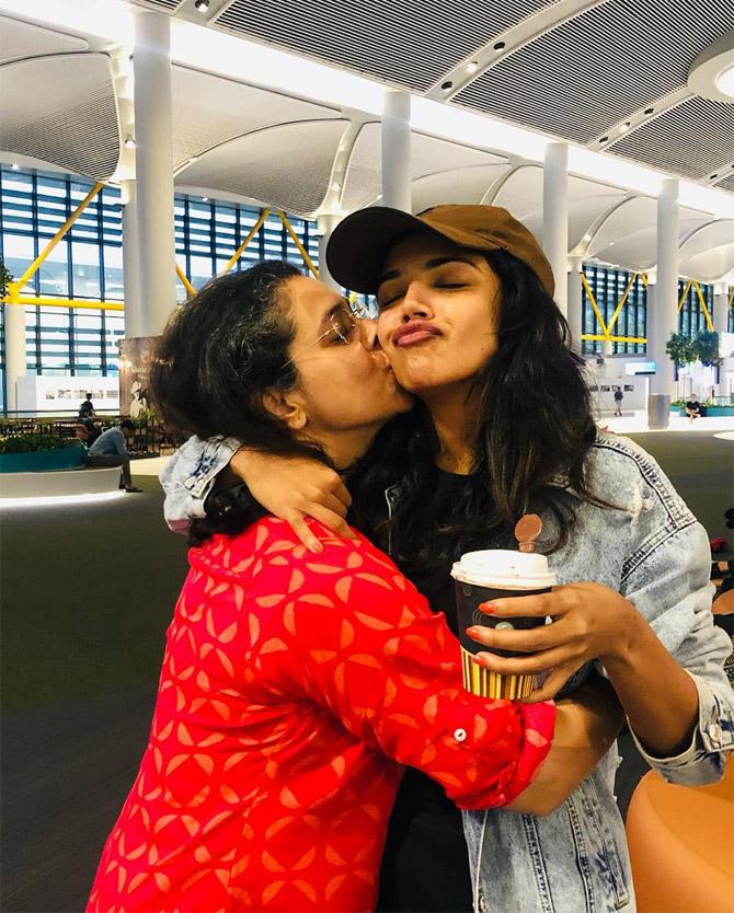 As her parents are in the acting field, growing up within the creative environment was beautiful and normal for Shriya. 