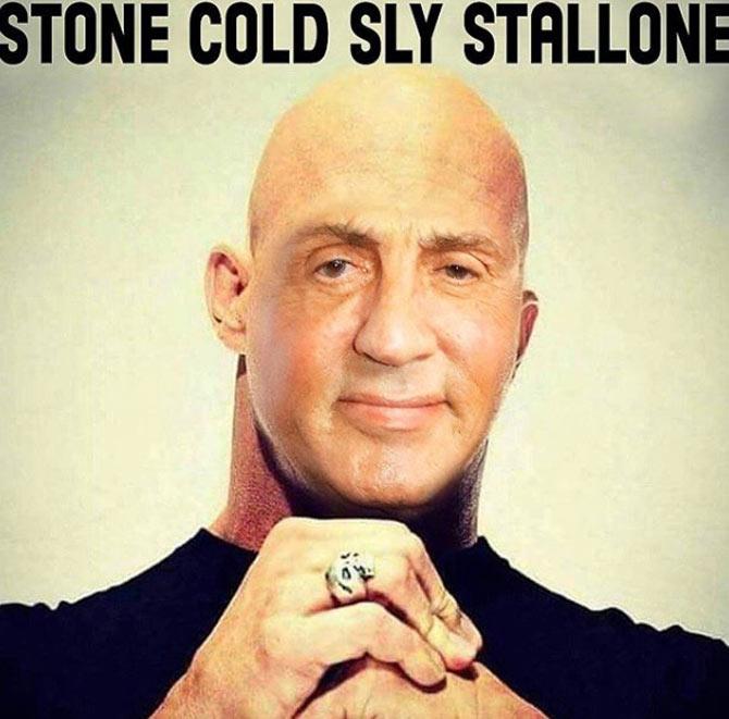 Ahead of Sylvester Stallone's last release Rambo: Last Blood, John Cena shared this picture of Sly Stallone and wrote 'Stone Cold Sly Stallone'.