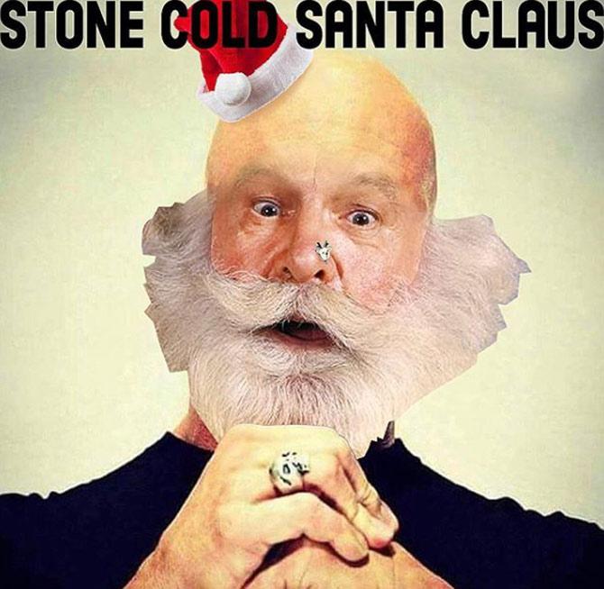 Ahead of Christmas in 2018, John Cena shared this picture of Santa Claus and wrote 'Stone Cold Santa Claus'