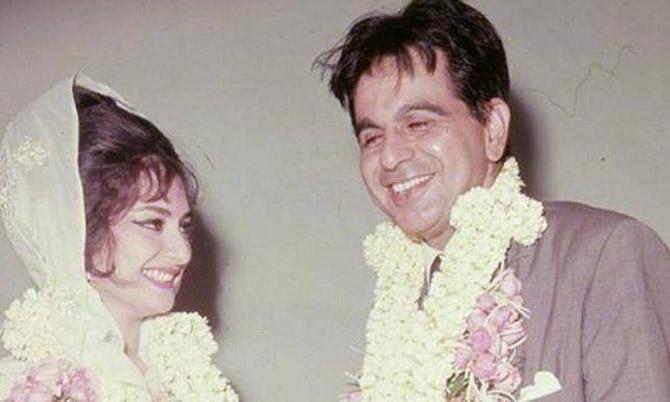 Dilip Kumar-Saira Banu: When the Bollywood thespian married Saira Banu in 1966, he was 44 and she was 22. Their marriage went through a rough phase in the '80s, but they managed to sail through it. The couple has worked together in a lot of films namely Bairaag, Duniya, Gopi, Sagina and Sagina Mahato.