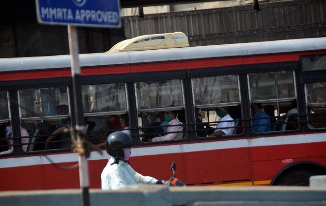 While the Maharashtra State Road Transport Corporation have been ferrying passengers from railway stations beyond municipal limits to a changeover point, the BEST buses are operating on different routes from the changeover points to various locations across the city. While speaking to mid-day, an official said that BEST buses are being spotted at places like Badlapur and Dombivli and they are ferrying essential staff as per demands in absence the of local trains.
