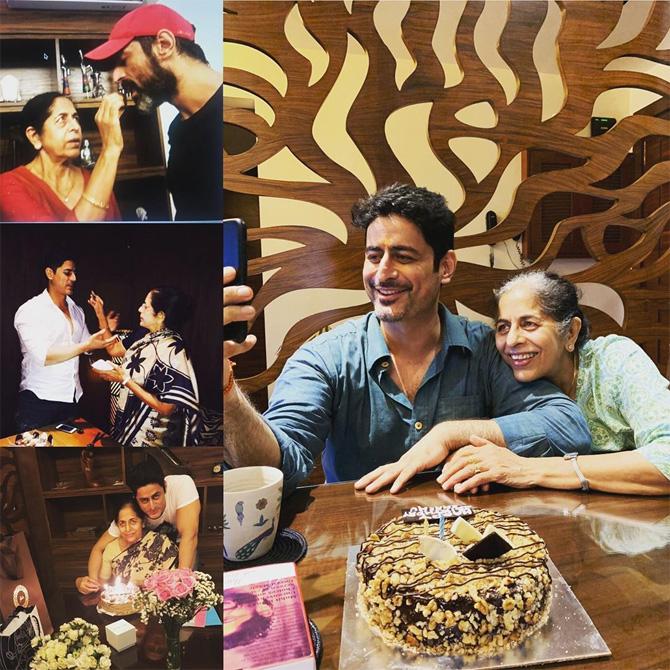 Though Mohit Raina went on to feature in several other TV shows such as Chehra (2009), Bandini (2010), Ganga Kii Dheej (2011), his claim-to-fame was 2011's Devon Ke Dev – Mahadev.
In picture: Mohit Raina with his mother