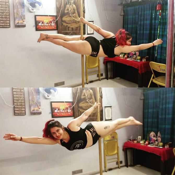 Pole dancing helped her so much that she underwent professional training and decided to teach it herself. 