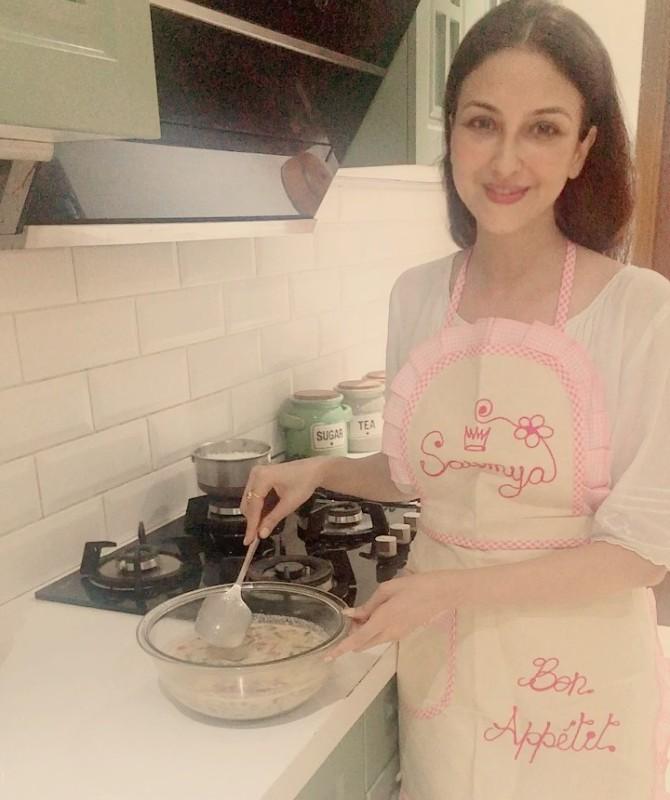 After some fun games and heavy workout sessions, its time to satisfy hunger pangs. The actress has been sharing videos of herself cooking exotic traditional dishes making our mouth water. Sharing one such video, she captioned, 
