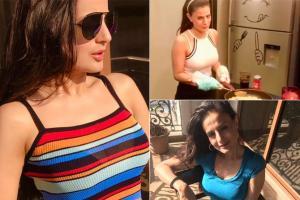 Ameesha Patel keeps herself busy cooking, reading and working out
