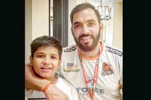 Kabaddi pro Anup Kumar turns coach to train son