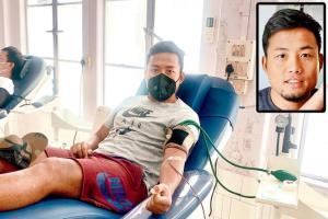 Indian footballer Jeje helps people in need of blood in Mizoram