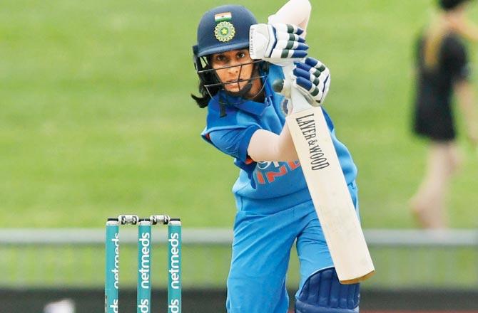 India batswoman Jemimah Rodrigues during an ODI against New Zealand at McLean Park in Napier, NZ last year. Pic/Getty Images