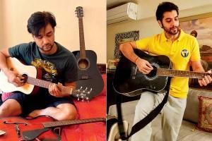 Telly Tattle: Sharad Malhotra and Kettan Singh learn to play the guitar