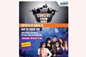 Radio City's 'Concert From Home' Features 100 plus artists over 30 days
