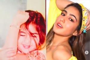 Sara charms her fans on internet with her then and now throwback photos