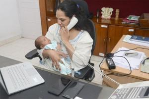 IAS officer returns to work with her month old baby to fight COVID-19