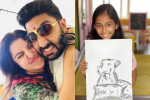 Abhishek Bachchan gives Rs. 1 lakh for Anya Kunder's sketch!