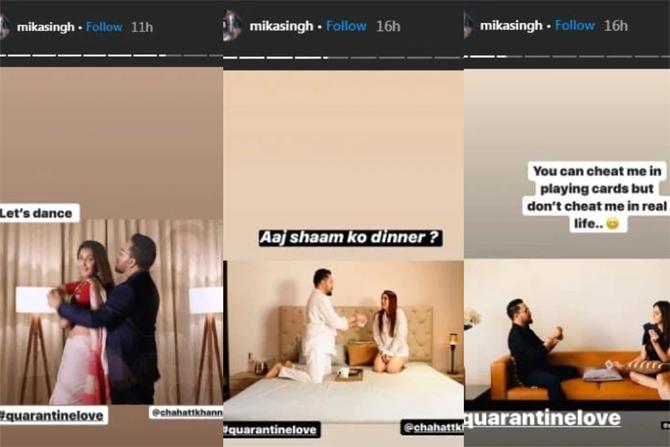 Mika Singh Instagram Story