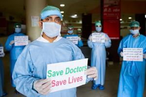 Distressed corona healthcare warriors in India call for respect