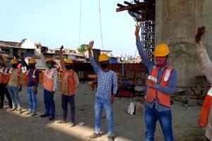 Coronavirus outbreak: Work resumes on Deonar flyover amid lockdown
