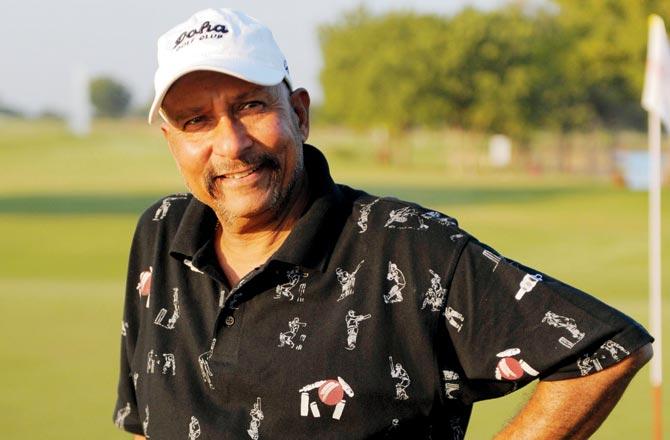 Former Indian stumper Syed Kirmani at a golf course in 2011. Pic/AFP